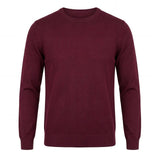 GIROCOLLO IN MAGLIA BORDEAUX - Benevierre