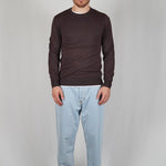 GIROCOLLO IN MAGLIA BROWN - Benevierre