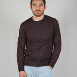 GIROCOLLO IN MAGLIA BROWN - Benevierre