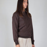 GIROCOLLO IN MAGLIA BROWN - Benevierre