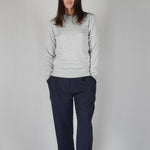GIROCOLLO IN MAGLIA GRIGIO - Benevierre