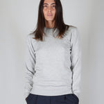 GIROCOLLO IN MAGLIA GRIGIO - Benevierre