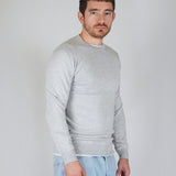 GIROCOLLO IN MAGLIA GRIGIO - Benevierre