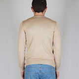 GIROCOLLO IN MAGLIA SAND - Benevierre