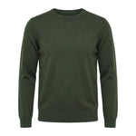 GIROCOLLO IN MAGLIA VERDE BOSCO - Benevierre