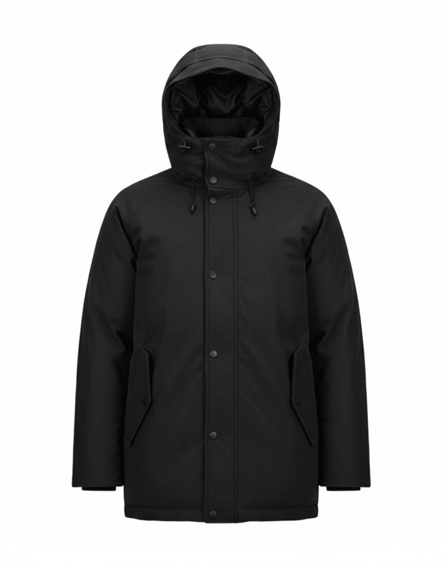 GIUBBOTTO PARKA BLACK - Benevierre