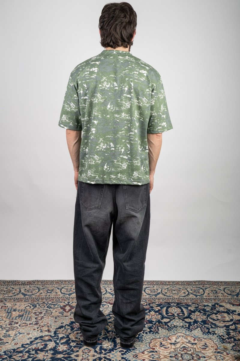 GREEN CAMO T - SHIRT - Benevierre