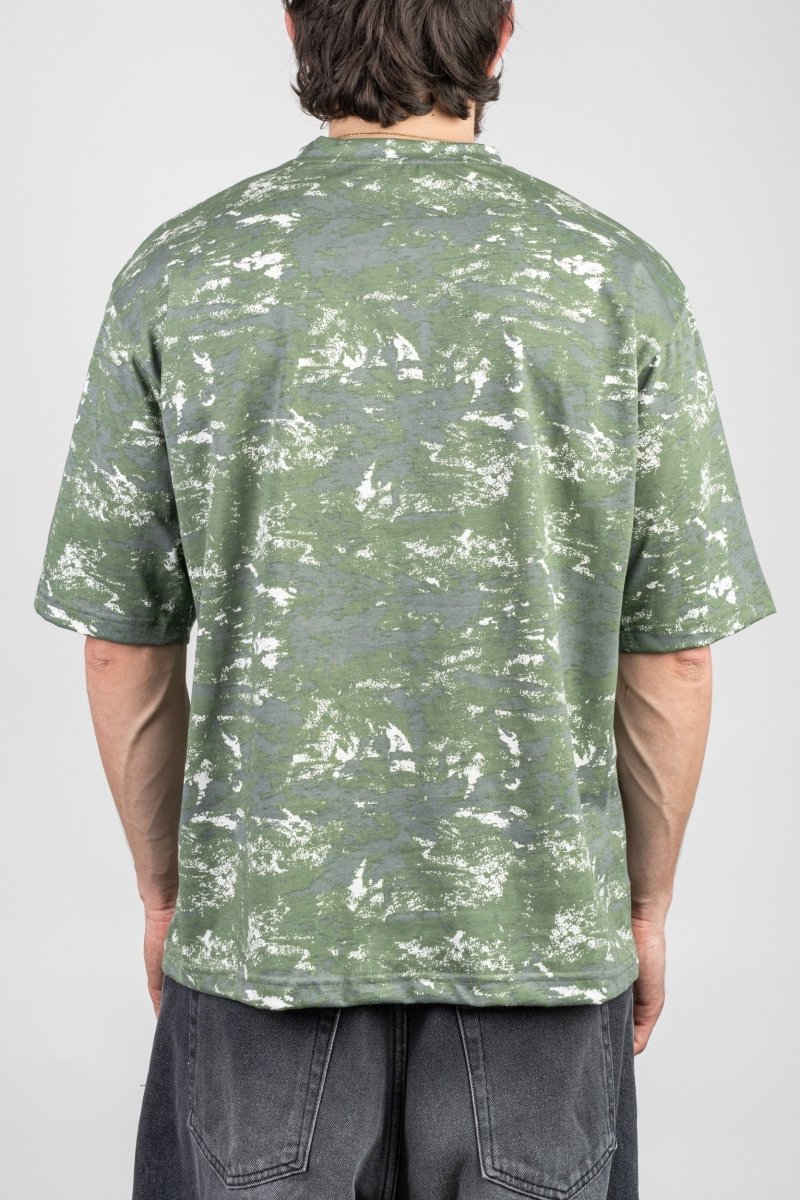 GREEN CAMO T - SHIRT - Benevierre