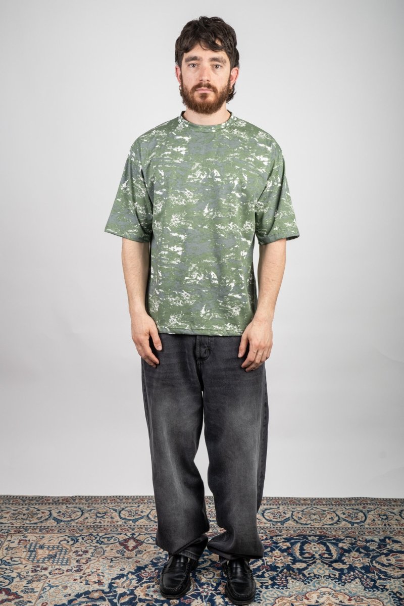 GREEN CAMO T - SHIRT - Benevierre