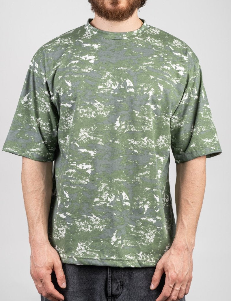 GREEN CAMO T - SHIRT - Benevierre