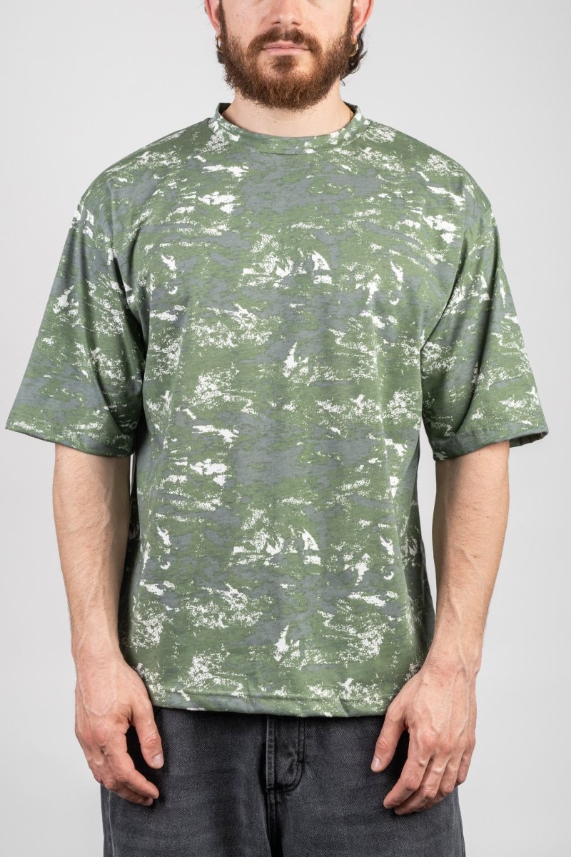 GREEN CAMO T - SHIRT - Benevierre