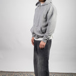 GREY ZIP HOODIE - Benevierre