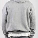 GREY ZIP HOODIE - Benevierre