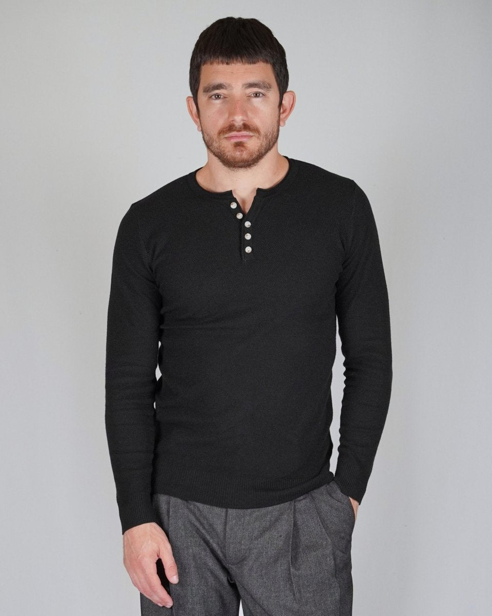 HENLEY BUTTON - Benevierre