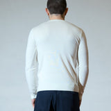 HENLEY BUTTON WHITE - Benevierre