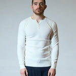 HENLEY BUTTON WHITE - Benevierre