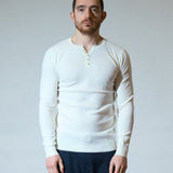 HENLEY BUTTON WHITE - Benevierre