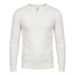 HENLEY BUTTON WHITE - Benevierre