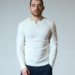 HENLEY BUTTON WHITE - Benevierre