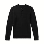 HENLEY LONGUE-SLEEVE BLACK - Benevierre