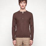 HENLEY LONGUE-SLEEVE BROWN - Benevierre