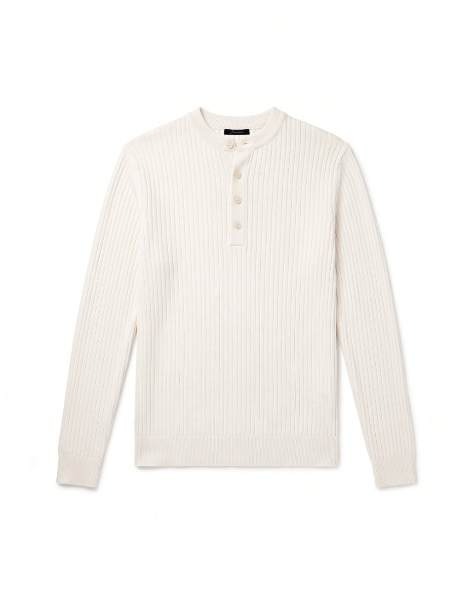 HENLEY LONGUE-SLEEVE NATURALE - Benevierre