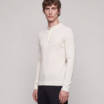 HENLEY LONGUE-SLEEVE NATURALE - Benevierre