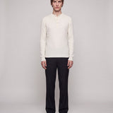 HENLEY LONGUE-SLEEVE NATURALE - Benevierre