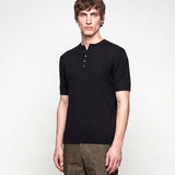HENLEY T-SHIRT BLACK - Benevierre