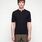 HENLEY T-SHIRT BLACK - Benevierre