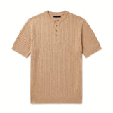 HENLEY T-SHIRT SAND - Benevierre