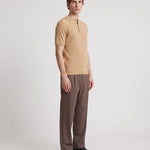 HENLEY T-SHIRT SAND - Benevierre