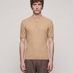 HENLEY T-SHIRT SAND - Benevierre