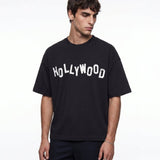 'HOLLYWOOD' BLACK TEE - Benevierre