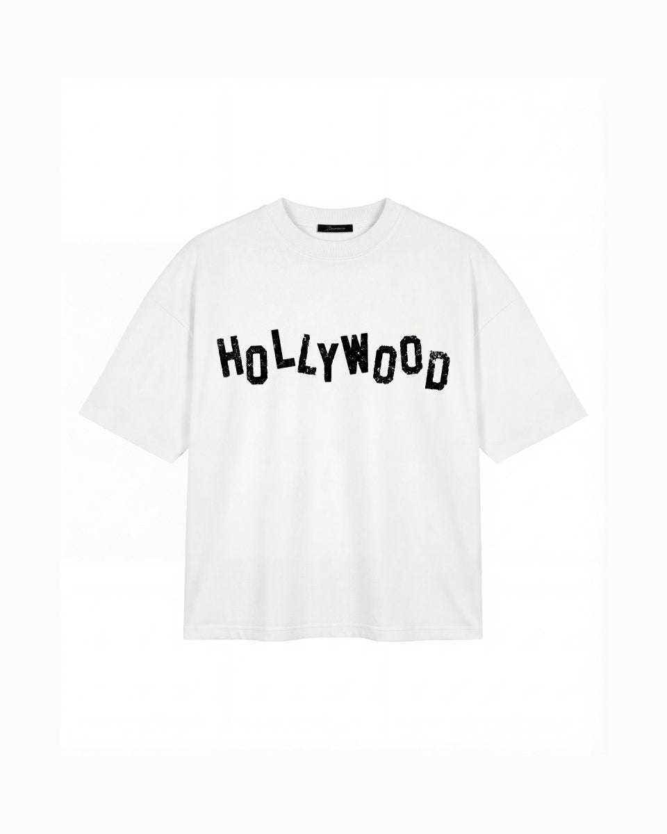 'HOLLYWOOD' WHITE TEE - Benevierre