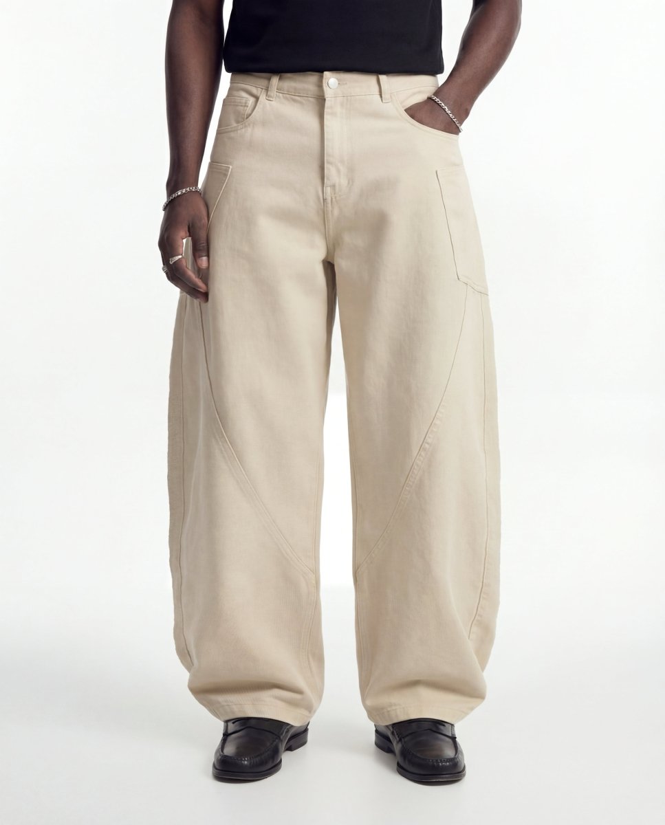JAPAN BALOON DENIM BEIGE - Benevierre