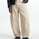 JAPAN BALOON DENIM BEIGE - Benevierre