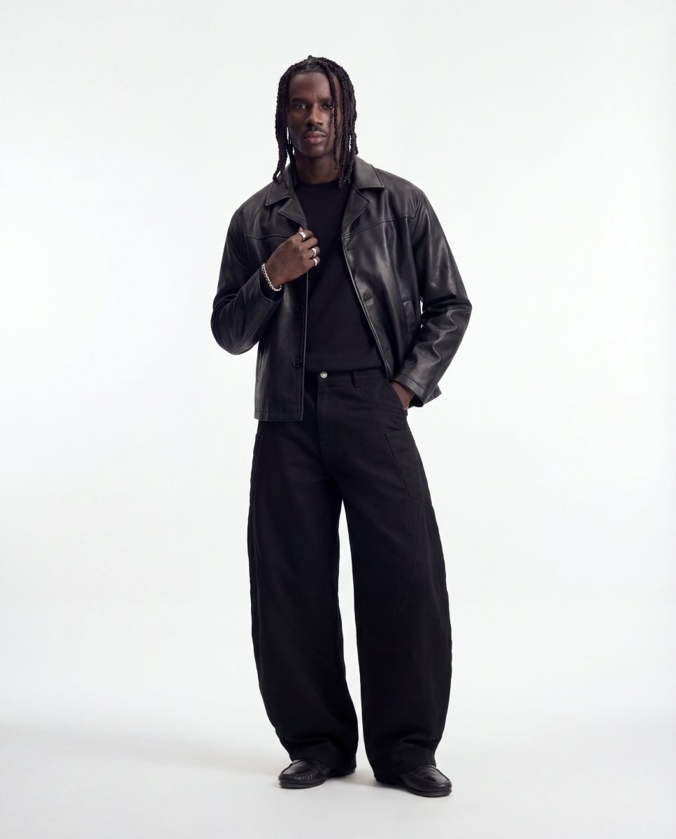 JAPAN BALOON DENIM BLACK - Benevierre