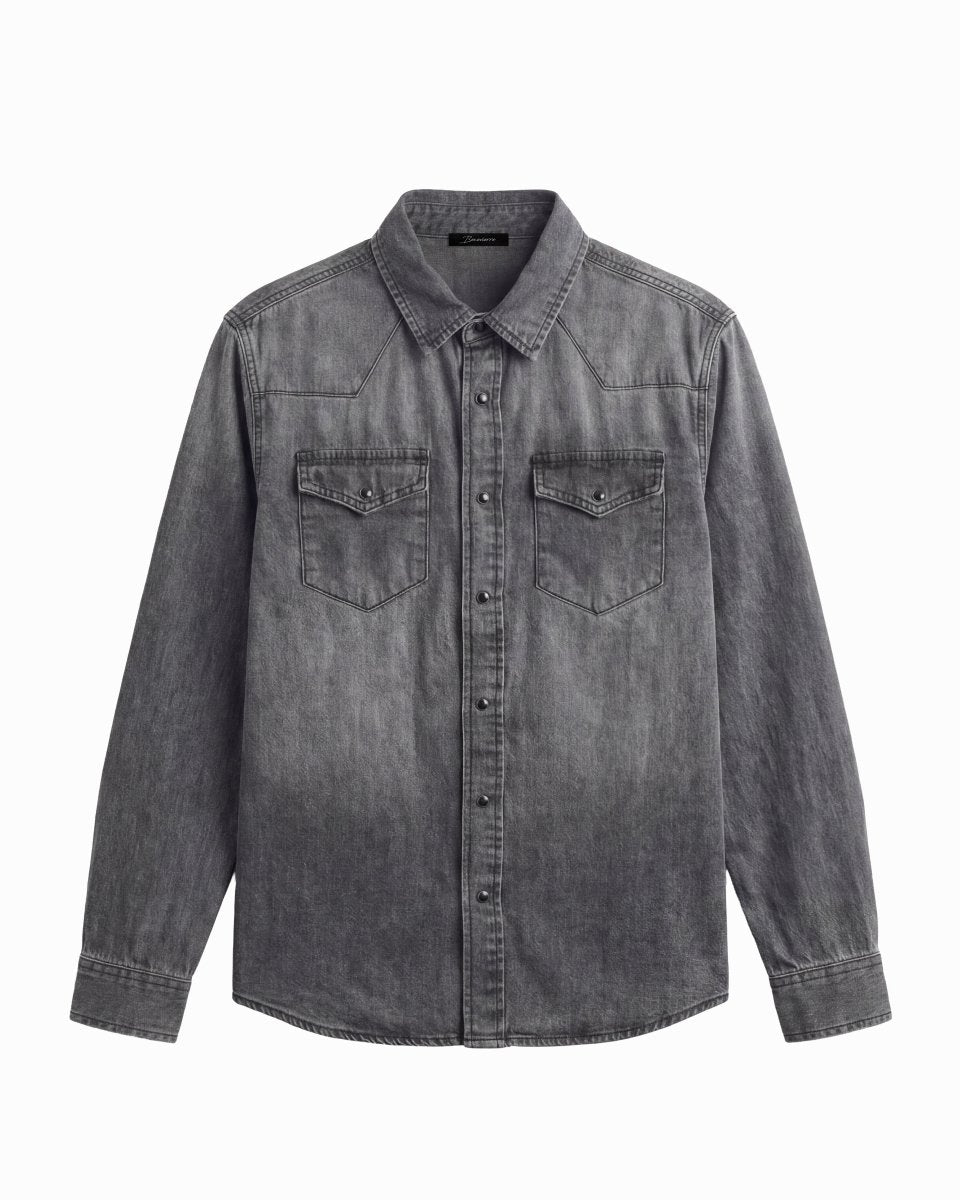 JEANS SHIRT HAVEN GREY - Benevierre