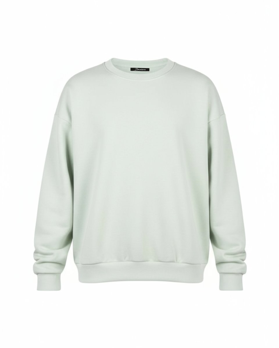 LIGHT GREEN CREWNECK - Benevierre