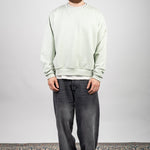 LIGHT GREEN CREWNECK - Benevierre