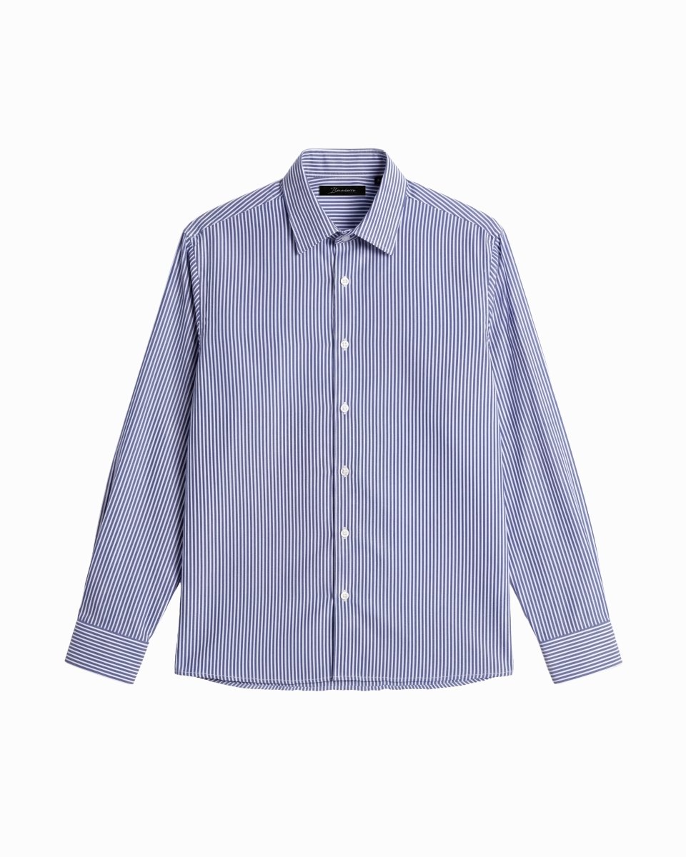 LINE SHIRT BLUE - Benevierre