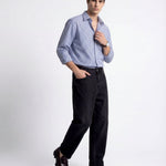 LINE SHIRT BLUE - Benevierre