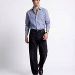 LINE SHIRT BLUE - Benevierre