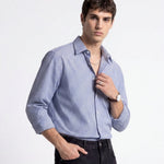 LINE SHIRT BLUE - Benevierre