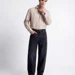 LINE SHIRT BROWN - Benevierre