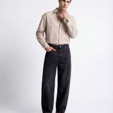 LINE SHIRT BROWN - Benevierre