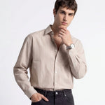 LINE SHIRT BROWN - Benevierre
