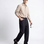 LINE SHIRT BROWN - Benevierre
