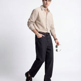 LINE SHIRT BROWN - Benevierre